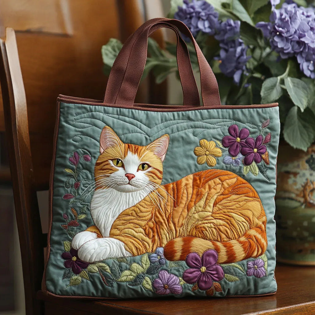 Artisanal Brown Cat Bag